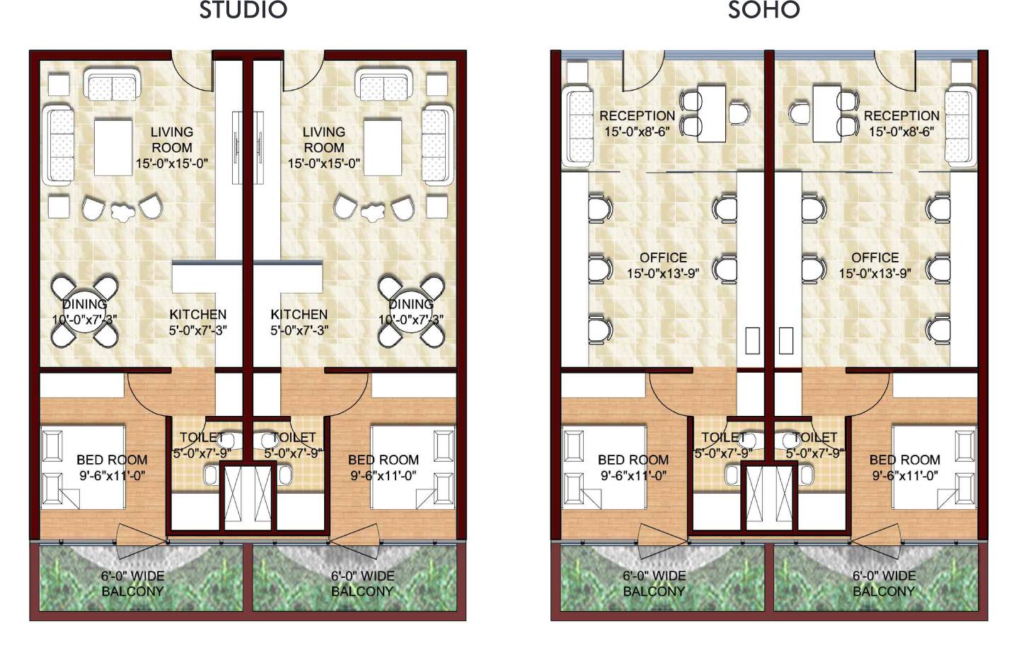 Units Floor Plan